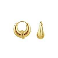 Bali hoops gold plated