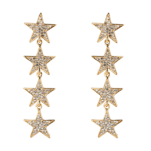 Club Manhattan Strass oorbellen sterren Club Manhattan Strass oorbellen sterren