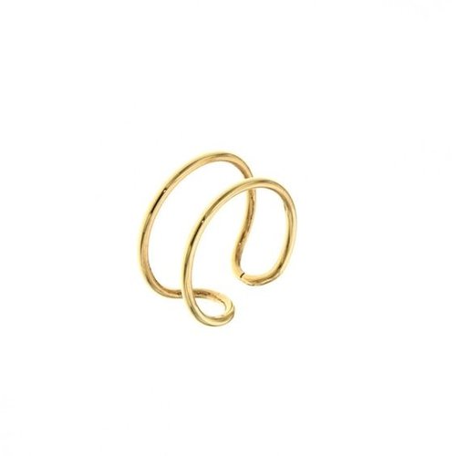 Oh So HIP Dubbele ear cuff gold plated Oh So HIP Dubbele ear cuff gold plated