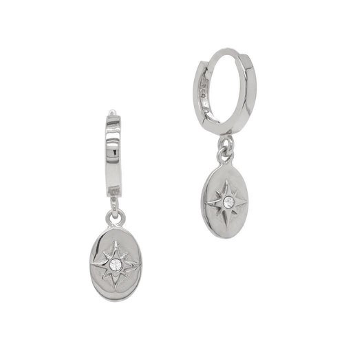 Oh So HIP Oorringen 925 zilver met ster Oh So HIP Oorringen 925 zilver met ster