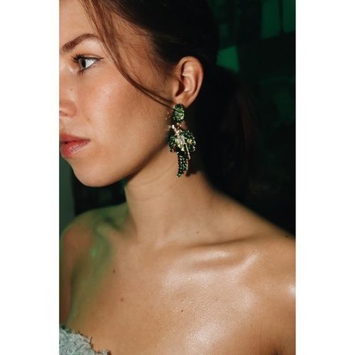 Club Manhattan Statement earrings groen