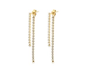 Kurt Geiger oorbellen Rainbow Linears met strass multi Kurt Geiger oorbellen Rainbow Linears met strass multi