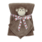 Embroider Buddy Monkey Blanket Set