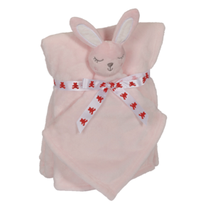 Embroider Buddy Lapin  Blankey Buddy Ensemble Rose