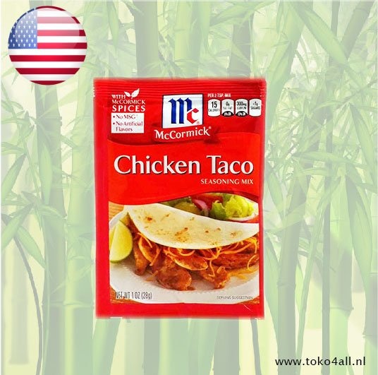 McCormick Chicken Taco seasoning mix 28 gr