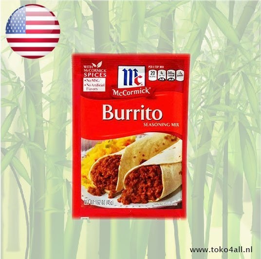 McCormick Burrito kruiden mix 45 gr