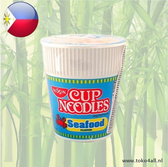 Cup Noedels met zeevruchten aroma 60 gr