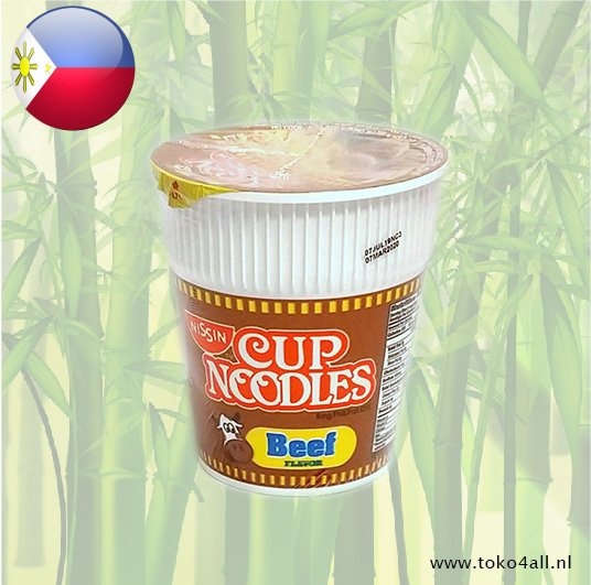 Cup Noedels met rundvlees aroma 60 gr