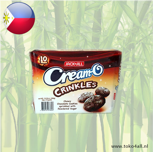 Jack N Jill Cream-O Crinkles Chewy Chocolate cookies 300 gr