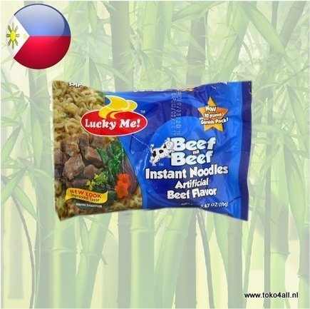 Lucky Me Beef Na Beef Instant Noedels 70 gr