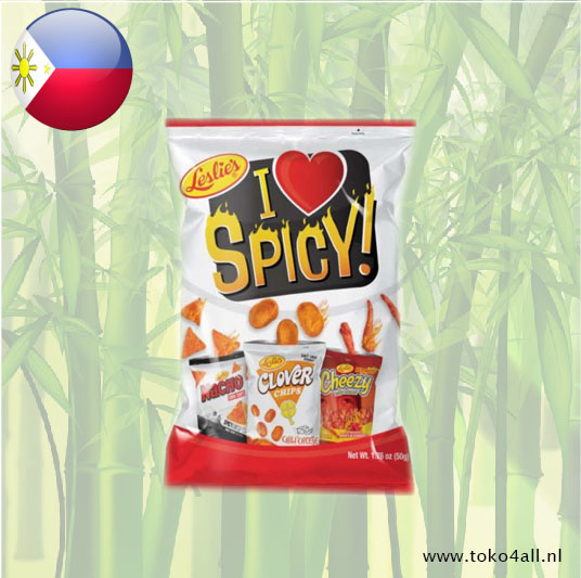 Leslies I love Spicy cheese mix 50 gr