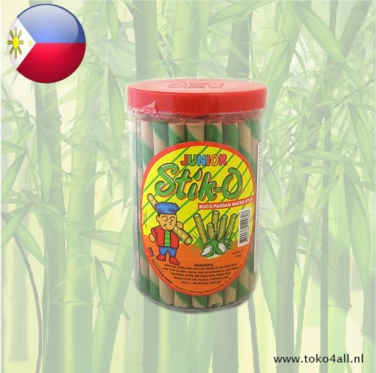 Stik-O Buco Pandan Wafer Stick 380 gr