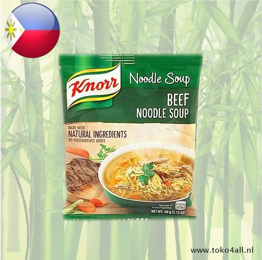 Knorr Noedel Soep met rundvlees aroma 60 gr