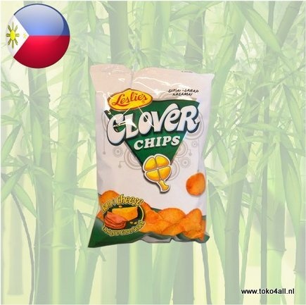 Leslies Clover Chips Ham Cheese 155 gr