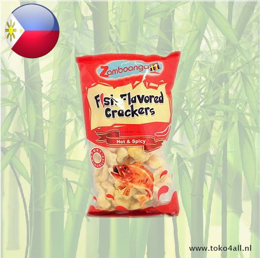 Fish Crackers Hot & Spicy 100 gr