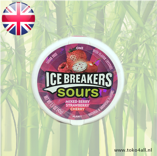 Sours Mixed Berry Strawberry Cherry 42 gr