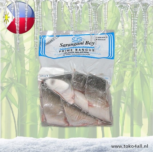 Gesneden schoongemaakte Milkfish 720 - 900 gram