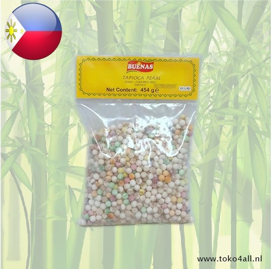 Buenas Tapioca Pearls Colored Large 454 gr