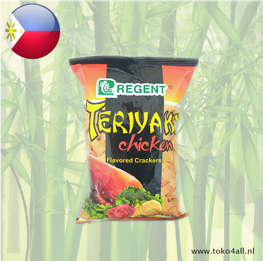 Teriyaki chicken flavored crackers 100 gr