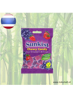 Chewy Candy Sour Strawberry and Grape 60 gr