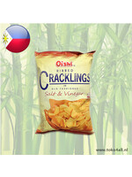 Oishi Ribbed Cracklings Salt and Vinegar 90 gr