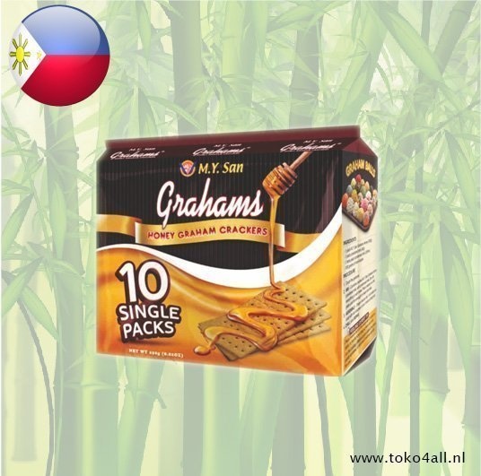 M.Y. San Grahams Honey Crackers 250 gr