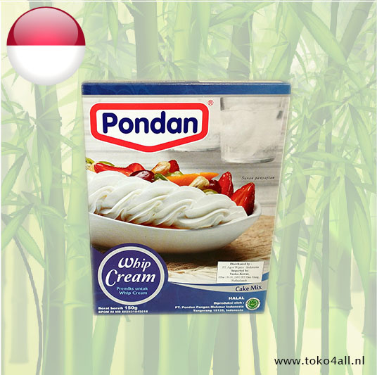 Pondan Instant slagroom poeder 150 gr