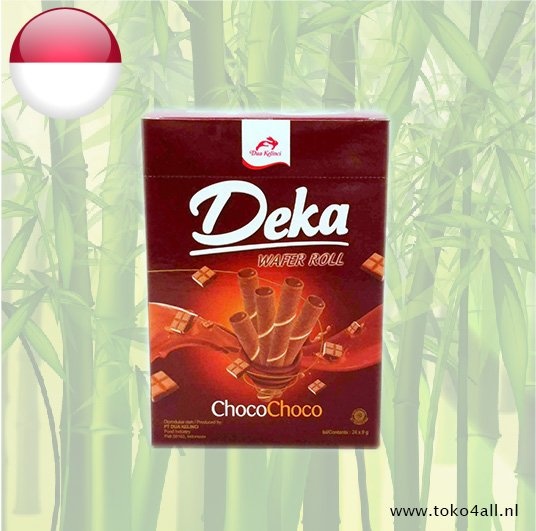 Deka Chocolade Wafel rollen 216 gr