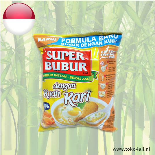 Bubur Instan dengan kuah kari 46 gr