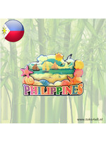 Fridge magnet Beach Philippines 1 pc 10 x 7 cm