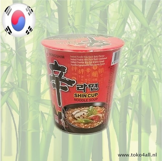 Shin Ramyun Instant Cup Noedels 68 gr