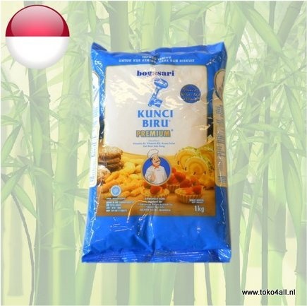 Kunci Biru Premium bloem 1 kg