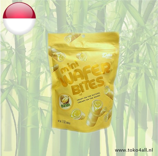 Mini Wafer Bites Durian 200 gr