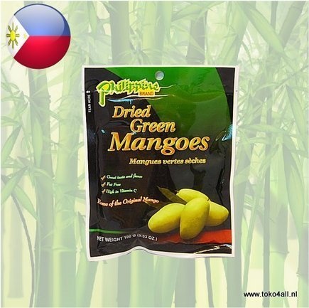 Philippine brand Dried Green Mango 100 gr