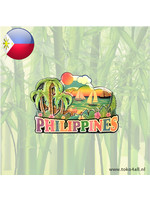 Fridge magnet Tropical Philippines 1 pc 10 x 7 cm