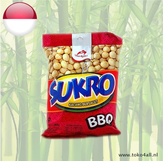 Sukro Kacang Bersalut BBQ 140 gr