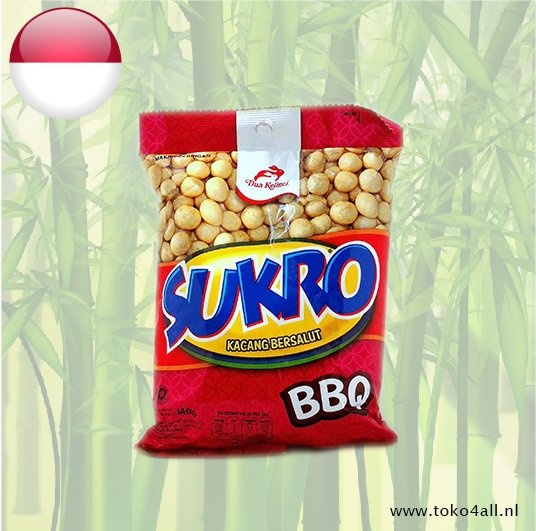 Sukro Kacang Bersalut BBQ 140 gr BB 20-09-2023