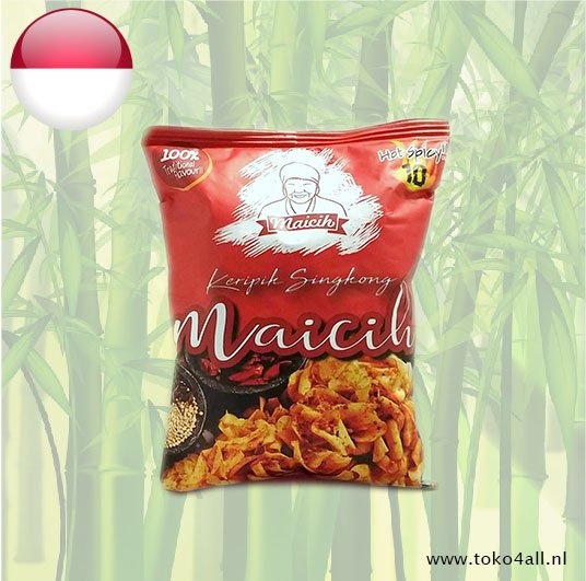 Keripik Singkong Cassave chips Lvl 10 100 gr