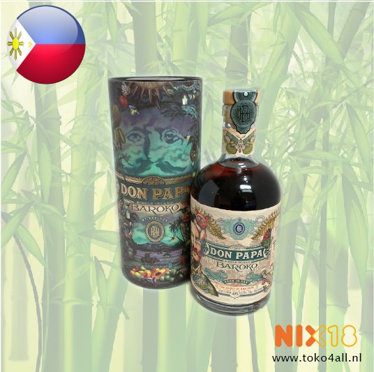 Don Papa Don Papa Baroko Rum in a luxury tube Special Edition 70 cl