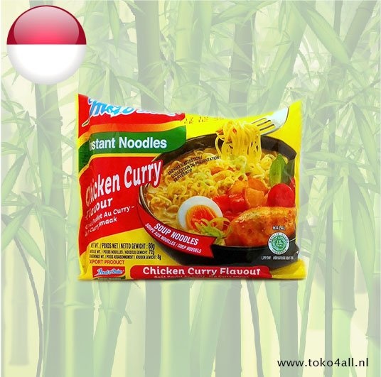Soep Noedels met kip curry aroma 80 gr
