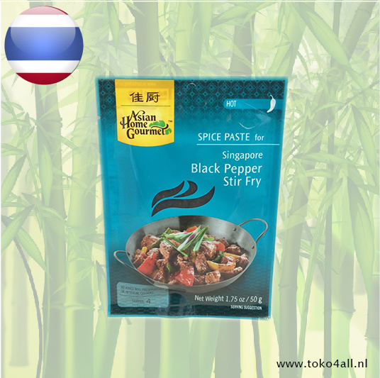 Spice paste for singapore black pepper stir fry 50 gr BB 10-02-2024