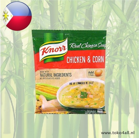 Knorr Kip Mais soep 60 gr