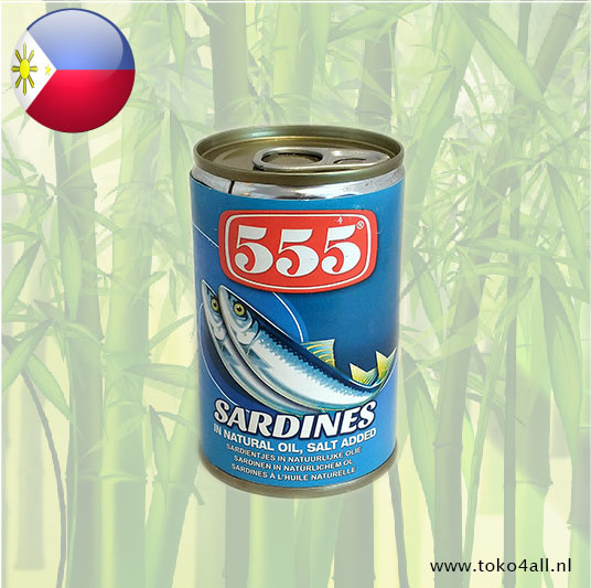 Sardines in natural oil 155 gr