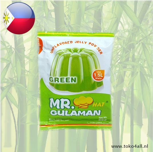 Gulaman green Jelly Powder Mix 25 gr