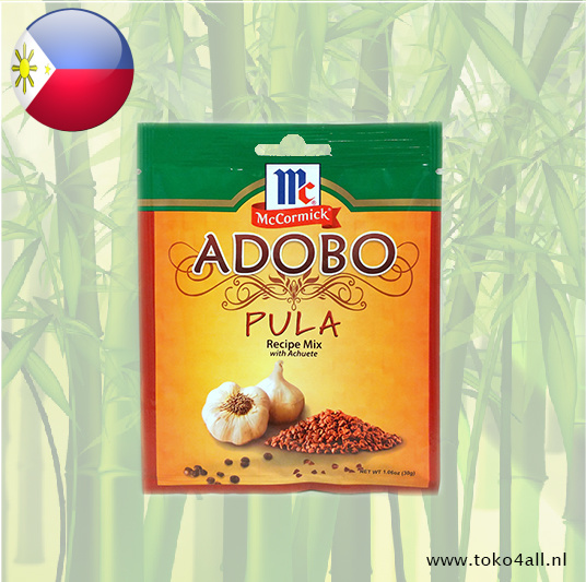 McCormick Adobo Pula Recipe mix with achuete 30 gr