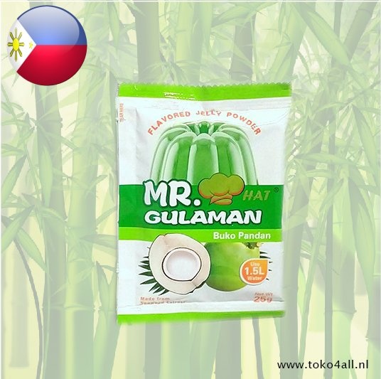 Gulaman Buco Pandan Jelly Powder Mix 25 gr