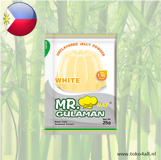 Gulaman white Jelly Powder Mix 25 gr