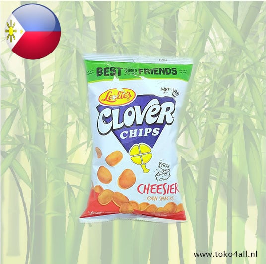 Leslies Clover Chips Cheesier 85 gr