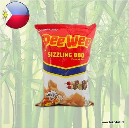 Pee Wee Sizzling BBQ Snack 90 gr