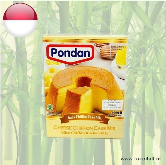 Pondan Cheese Chiffon Cake Mix 400 gr